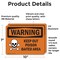 Signmission Keep Out Poison Baited Area OSHA Warning Sign, Vinyl Decal, 10in W x 7in L, 2PK OS-2PACK-WS-D-710-L-12224 - alternate 3